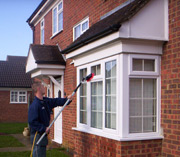 Residential window cleaning in Pontypool