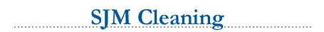 SJM cleaning Huddersfield logo