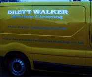 Brett Walker window cleaning van